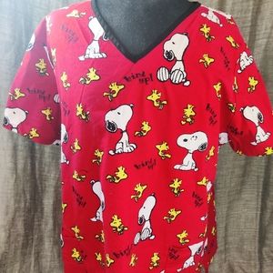 Peanuts Snoopy & Woodstock "Bird Up"  Short Sleeve